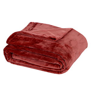 Couverture En Flanelle 160X220cm - Terracotta
