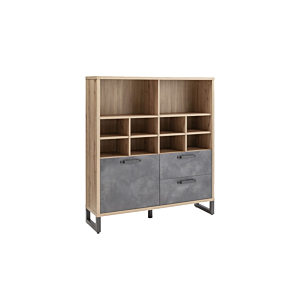 Bibliothèque LAFABRICA - Beige / Gris