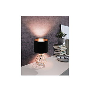 Lampe De Table CARLTON - Noir / Cuivre