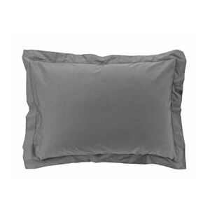Taie D'Oreiller 50x70cm PERCALE - Anthracite Taie d'oreiller