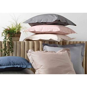 Taie D'Oreiller 50x70cm PERCALE - Anthracite