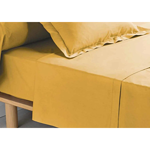 Drap Plat PERCALE - Miel