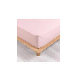 Drap Housse Percale Uni 78 Fils - Rose