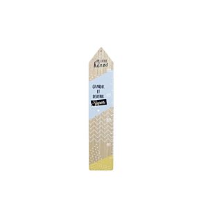 Toise En Bois Garçon - Bleu  Décors à accrocher