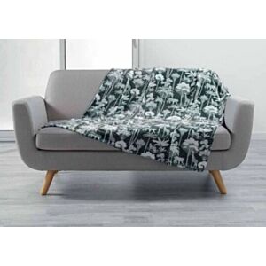 Plaid 125x150cm Imprime EQUATORIA JUNGLE - Kaki Plaid et couvertures