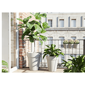 Pot Capri Balcony Triple 54cm - Blanc