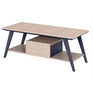 Table Basse ELEGANCE FASHION - Beige / Gris Foncé Table basse d'accueil