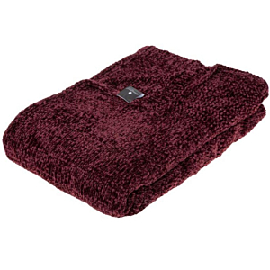 Plaid CHENIL FLOWER - Violet