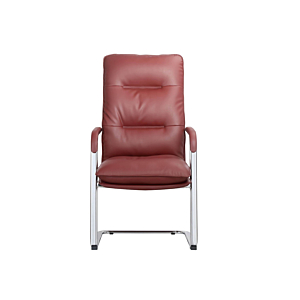 Fauteuil visiteur BOYU - Marron