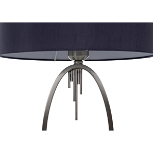 Lampe De Table En Métal 33x60cm - Silver
