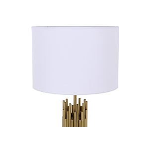Lampe De Table En Métal 33x66cm - Doré