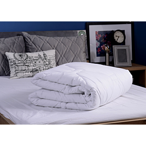Couette 100% Coton BIOLINHO 240x260cm - Blanc