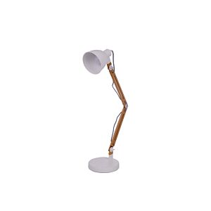 Lampe De Table TORONA 1 - Weiss/ Natur Lampe de table