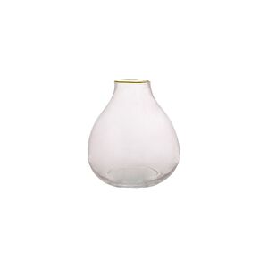 Vase en Verre 15x15x17cm - Rose Bon plan