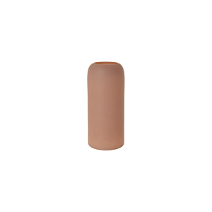 Vase en Verre Ciment 10x23cm - Gris Bon plan