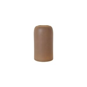 Vase en Verre Ciment 10x18cm - Marron Bon plan