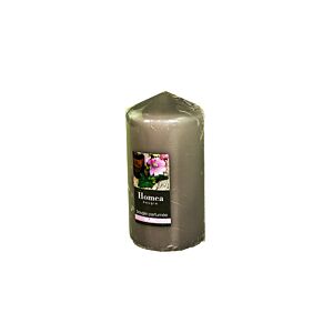 Bougie Pilier Parfum Musc - Gris Bougies décoratives
