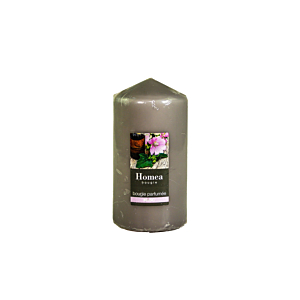 Bougie Pilier Parfum Musc - Gris