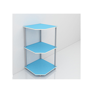 Etagère HVP 2 Niveaux 39,5x39,5x75,5cm - Bleu