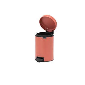 Poubelle À Pedale NEWLCON 3L - Terracotta / Rose Poubelles de salle de bain