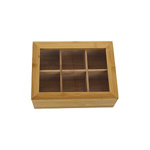 Boîte À Thé En Bambou - Beige Soldes été vague 2