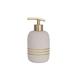 Distributeur à Savon STRIE GRES 400 ML - Or Gobelets et distributeurs de savon