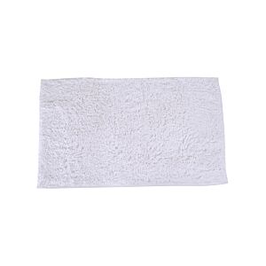 Tapis Microfibre Petite CHENILLE 50x80cm - Blanc Tapis de bain