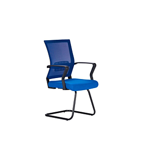 Fauteuil visiteur VIEW - Bleu