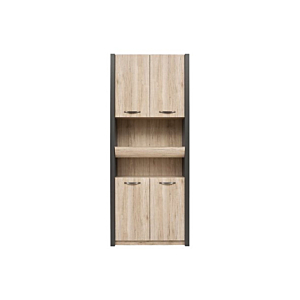 Élément Haut EXECUTIVE 90x41x218cm - Chêne Clair / Gris Foncé