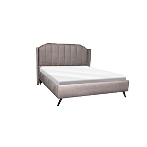 Lit ALPHA Avec Sommier - Taupe Lits adulte