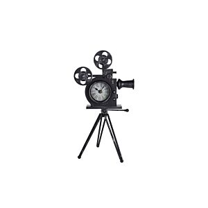 Horloge Film Caméra Modèle - Noir Horloges