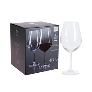 Set De 4 Verres À Pied CRYSTALLINE - Blanc