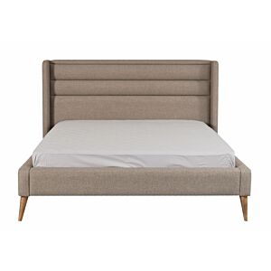 Lits FLEMENS 180 x 200 Avec Sommier - Beige Lits adulte