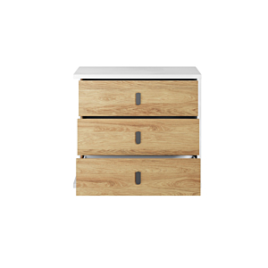 Commode SIMI - Blanc / Chêne