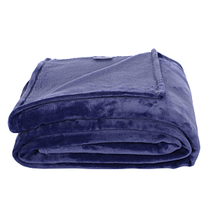 Couverture En Flanelle - Bleu Nuit