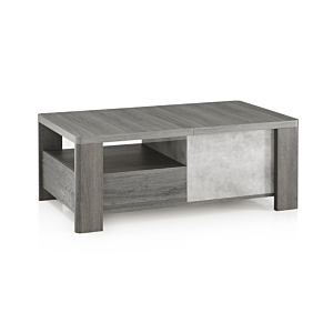 Table Basse BOLZANO Chêne Béton