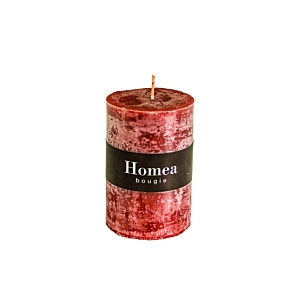 Bougie Rustique - Rose
