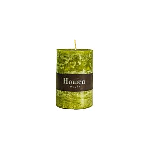 Bougie Pilier Rustique 10cm - Tilleul Bougies décoratives