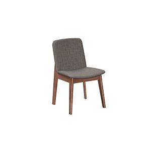 Chaise ARRY 45x51x75cm - Gris Foncé / Chêne Chaises sans accoudoir