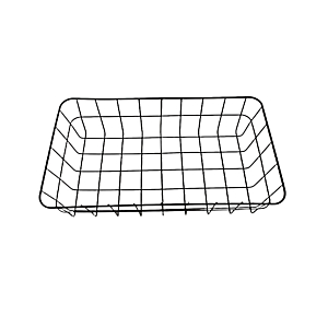 Panier En Métal - Noir