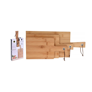 Set De 3 Planches À Découper Réctangulaires - Teck
