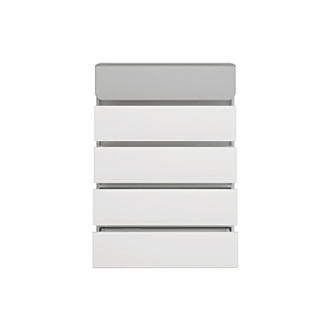 Commode FLEXI - Blanc / Gris Clair