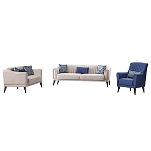 Salon MOON 3+2+1 Avec Fonction Lit Sofa