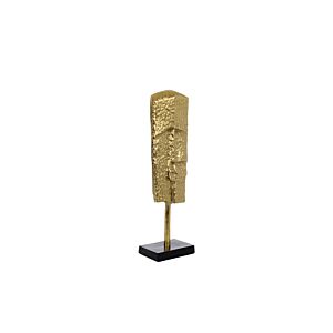 Statue Visage Sculpture 53x13cm - Doré Bibelots