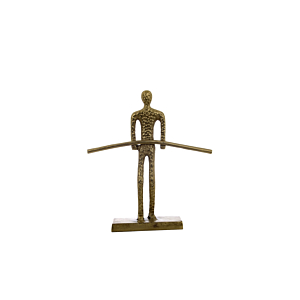 Statue Homme Sculpture - Doré