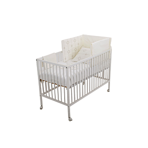 Parure De Lit Bébé LUNA ELEGANT 60x70cm - Blanc Crème