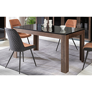Table A Manger Extensible SAVONA - Chêne / Noir