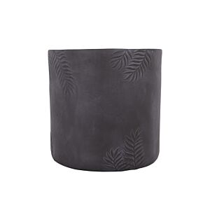 Pot En Fibre 51cm - Gris Foncé Décoration