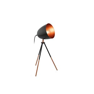 Table De Lampe CHESTER - Noir / Bronze Lampe de table