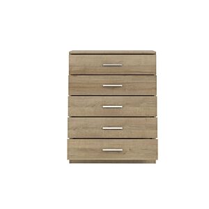 Commode PANAMA Avec 5 Tiroirs - Chêne Commodes